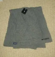 NWT Perry Ellis Grey 100% Camel Hair Scarf and Hat