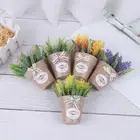 Artificial Plant Decorative Flowers Fake Flowers Mini Potted Bonsai Green JCS SN