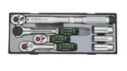 Force T30712 3/8" Dr Spark Socket Accessory Set: 20-110Nm Torque Wrench Ratchet