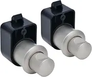 Dream Lighting 2PCS RV Locks Zinc Alloy Push Button Latch Knob Caravan Camper Trailer Motor home Boat Vehicle Cabinet Drawer Cupboard Door
