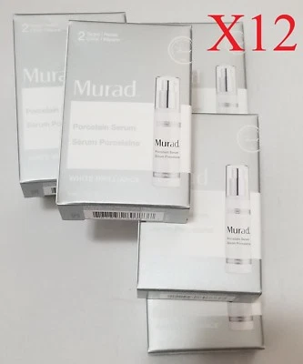12X Murad White Brilliance Porcelain Serum, Illuminate & Restore Skin 0.17 oz