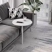 18.9in/ 23.6in Coffee Table with Iron Stable Frame and Base, Kitchen Bar Table Breakfast Dining Table Drink Table for Cocktail Bar Home Pub Bistro Table(40x50cm)