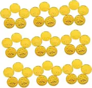 ERINGOGO 100pcs Patrick's Day Coins Boys and Girls Party Supplies Decorative Shamrock Coins