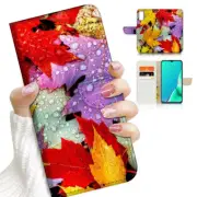 ( For Vivo Y22s ) Wallet Flip Case Cover AJ23200 Maple Leaf