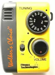 BRAND NEW WALKERS CHOICE FITNESS TECHNOLOGIES FM/AM LIGHTWEIGHT STEREO RADIO
