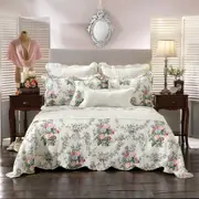 Bianca Rosedale Multi Bedspread Set w/ Pillowcase Home Bedding Green