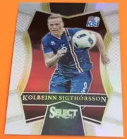 Mezzanine Card Panini Select Soccer 2016 17 N.183 Sigthorsson Iceland Silver