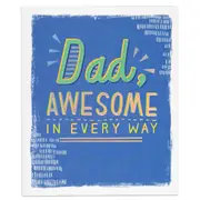 Awesome Dad Cheerful Birthday Card for Dad