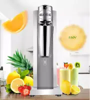 110V Electric Single Head Milkshake Machine Stainless Steel Cocktail Mixer 180W