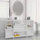 vidaXL Sideboard White 120x30x75 cm Engineered Wood BBT