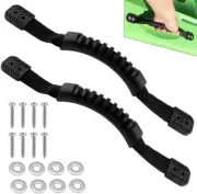 2 Pack Durable Side Mount Kayak Handles, Kayak Molded Webbing Handle with End...