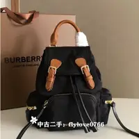 在飛比找蝦皮購物優惠-『二手』BURBERRY 博柏利The Rucksack黑拼