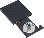External CD DVD Drive,6 in 1 USB C Portable DVD Player Optical Drive HUB CD Burner,Ultra Thin USB Type C External CD Writer for Laptop Desktop PC,Plug and Play