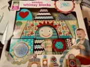 RARE Wooden Whimsy Blocks Mix 'n Max Toy 2010 Alex Jr. Brand New