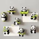 8x Tiny Panda Fridge Magnets Maps Friend Family Animal Refrigerator Magnets