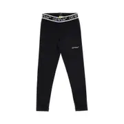 [OFF WHITE] OFF WHITE Leggings with elastic logo band Kids 12+ 12+ Black