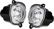 LED Turn Signal Light Headlight Corner Driving Fog Light DRL Compatible For Suzuki Jimny JB64 JB74 2018-2020 White Light + Amber Light(Clear lens)