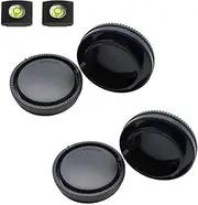 Body Cap + Rear Lens Cap Cover for Sony Alpha E Mount A7R V A7R IV A7R III A7R II A7R/A7 IV A7 III A7 II A7/A7C II A7C/A7S III A7S II A7S / A9 III A9 II A7RV A7RIV A7RIII A7IV A7III Camera & Lens