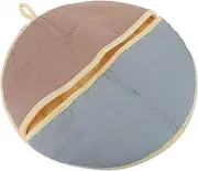 Yardwe 1pc Pour Cat Beds for Indoor Cats Kitten Treats Litter Raised Dog Bed Cooling Dog Bed Breed Cat House Cat Sisal Bed Cat Bed Removable Cover Pet Cotton Linen Blue