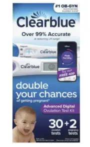 CLEARBLUE ADVANCED DIGITAL 30+2 NEW OPEN BOX EXP-12/31/2026