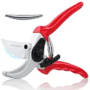 SOLOTODO 8.5" SK5 Bypass Pruning Shears for Gardening, 4x Sharper Garden Shea...