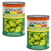 Gonsalves Green Fava Beans 19oz (2 pack)