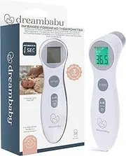 Dreambaby Touchless Non-Contact Digital Infrared Forehead Thermometer - -Fever Temperature Scanner - for Baby and Adults (with Object Mode Switch Option) - Model F341