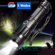 Lamparas de mano recargables led linternas alta potencia 90000000 lumens potente