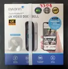Swann SwannBuddy4K 4K Video Doorbell w/ Chime Unit SWIFI-4KBUDDY-GL BRAND NEW