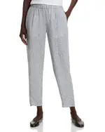 Eileen Fisher Linen Ankle Pleated Lantern Pants