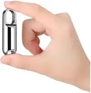 Mini voice activated recorder, with USB rechargeable, can be used for speech conference playback-16GB(Silver)