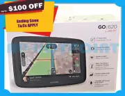 Tomtom Go 620 6" WiFi GPS Navigation System LIFETIME WORLD MAP/ SPEED CAM 4PN60