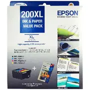 Epson 200 XL High Capacity Ink and Paper Mega Value Pack