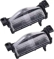 Mellisso 2 Pcs Car License Plate Lamp Light Shell Cover for 2 3 M2 M3 2011-2013 BP4K-51-274 BBM4-51-274 BS1E-51-274