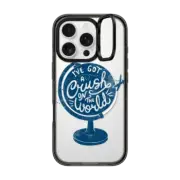 iPhone 16 Pro Impact Ring Stand Case MagSafe Compatible I've Got a Crush On The World