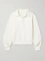 [Citizens of Humanity] Citizens of Humanity - Remi Cotton-blend Jersey Sweatshirt - White - small small White