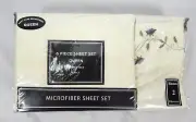 Victoria Classics Ivory Grace Floral Evelyn 6-Piece Bedsheet Set, Queen