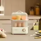 Double layer Electric Egg Cooker Timed Egg Boiler Machine Automatic Steamer