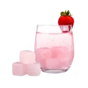 Bartender Gin Stones Rose Quartz Set of 6