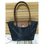 正品 LONGCHAMP 長把M 槍灰色