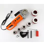 Hand Held Electric Threading Machine Hinge Thread Pipe Iron Tube Threading Kit