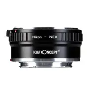 K&F Concept Manual Lens Adapter mark II for Nikon AI AIS F Lens to Sony E Camera