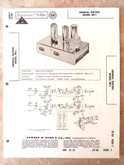 Original NOS Sams Photofact 460-8 GENERAL ELECTRIC MF-1 STEREO PHONO PREAMP
