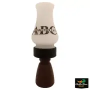 ALLEN BLIVEN CALLS ABC ACRYLIC SINGLE REED TIMBER DUCK CALL MATTE WHITE / BROWN