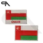 Oman Flag iron on Embroidered Sew on Patch For Clothes 9x6cm