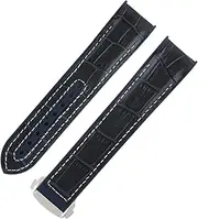 [KLVN] Nylon Leather Rubber Watch Band Fit For Omega Seamaster For Omega With Folding Buckle Luxury Bracelets Watch Accessories Parts 20mm, 19mm, 21mm, 22mm