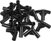24Pcs Canopy Fittings Kit Durable Plastic Connectors for Tent Replacement Parts Easy to Install Way Connectors for DIY Canopy and Awning Tents for Outdoor Use