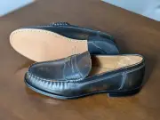 NEW Allen Edmonds "NEWMAN" Mens Penny Loafer 10. 5D Burnished COPPER