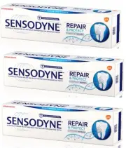 3X Sensodyne Daily RepairProtect Toothpaste For Extra Fresh Sensitive Teeth 70g