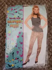Leopard Print Pants Dress up 80’s Halloween Pants One Size Fits Most Dress Up